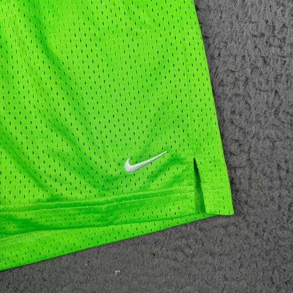 Nike Mens Size S Dri FIT 5" Mesh Basketball Shorts Pockets Neon Green HV1880 398 - Picture 15 of 15
